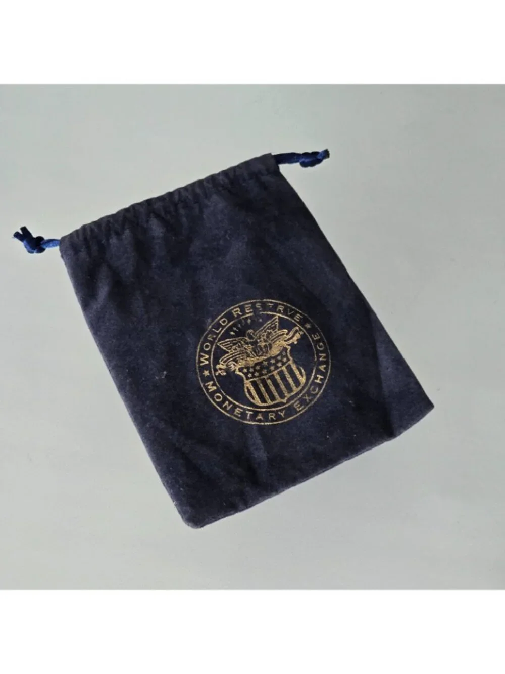 World Reserve Monetary Exchange Drawstring Pouch Coin Purse 5